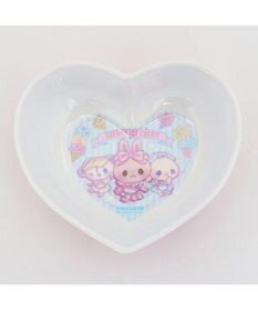 Mother garden マザーガーデン うさもも メラミン食器 ハート皿 《アイス柄》 単品 食洗機可 子供用食器 メラミン製 お皿 プレート キッズ 女の子 かわいい 食器