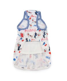 PET PARADISE リサとガスパール エコメイド 天竺 ワンピース 《パリ柄》 小型犬