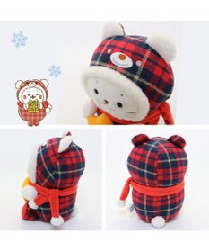 Mother garden しろたん お座り マスコット クリスマス ベア 《しろたん赤 / らっこいぬ緑》 単品