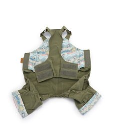 PET PARADISE スヌーピー ビーグルスカウト オーバーオール 《キャンプ柄》 小型犬