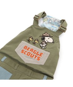 PET PARADISE スヌーピー ビーグルスカウト オーバーオール 《キャンプ柄》 小型犬