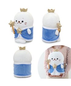 【新品未使用・希少】アピタン 約30cm ぬいぐるみ しろたん 王冠しろたん ぬいぐるみ30cm 単品 / Mother garden
