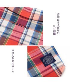 PET PARADISE 犬の服 犬 シャツ J.PRESS 【小型犬】 赤 チェック