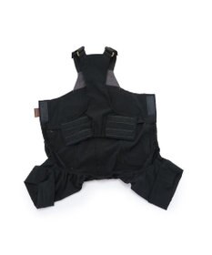 PET PARADISE ペットパラダイス オーバーオール ミリタリ ブラック 【小型犬】