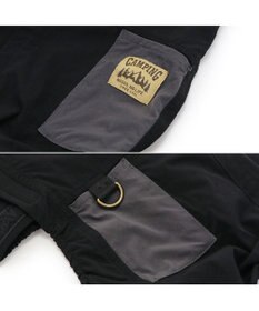 PET PARADISE ペットパラダイス オーバーオール ミリタリ ブラック 【小型犬】