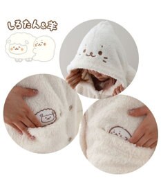 Mother garden あったか 袖なしケープ 《しろたん＆羊》レディース フリーサイズ