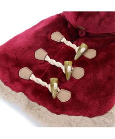 PET PARADISE ペットパラダイス ダッフルポンチョ 《レッド》 中型犬 大型犬