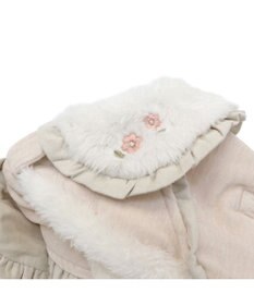 PET PARADISE ペットパラダイス フリルポンチョ 《ホワイト》  中型犬 大型犬