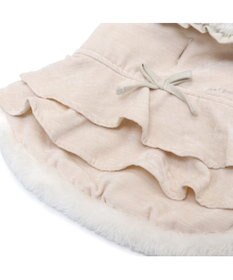 PET PARADISE ペットパラダイス フリルポンチョ 《ホワイト》  中型犬 大型犬