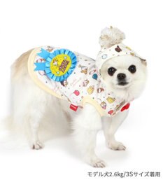 PET PARADISE ディズニー ドナルドダック 90周年 パーカー 《パーティ柄》 小型犬