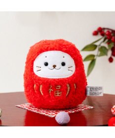 Mother garden しろたん だるまマスコット 《赤》 単品  8cm