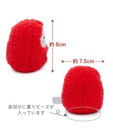 Mother garden しろたん だるまマスコット 《赤》 単品  8cm