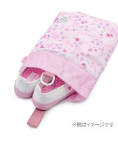Mother garden マザーガーデン 野いちご シューズバッグ 《小花いちご柄》