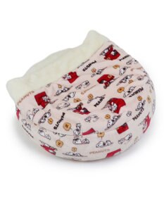 PET PARADISE スヌーピー  寝袋  丸型《うたたね柄》M 小型犬 径60cm