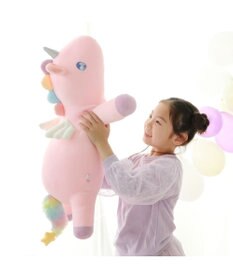 Mother garden マザーガーデン ユニコーン ぷにもち 抱き枕 68cm 《ピンク》