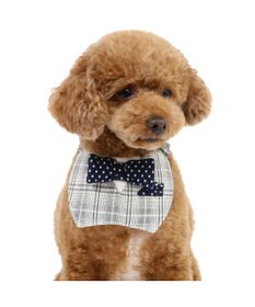 PET PARADISE ペットパラダイス 蝶ネクタイ スタイ 《チェック柄》 小型犬