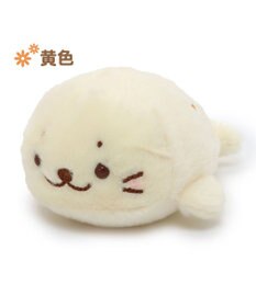 Mother garden しろたん レトロ風 ちびマスコット 桃色 / 黄色 プチマスコット16cm お花の刺繍入り