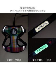 PET PARADISE J.PRESS マドラスチェック ハーネス&リード S