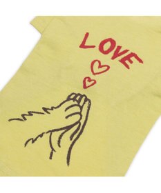 PET PARADISE ペットパラダイス Mai Kuraki　LOVE  ペットTシャツ 《イエロー》 中型犬