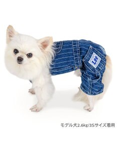PET PARADISE Lee ストライプ オーバーオール 小型犬