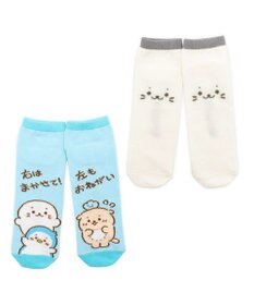 Mother garden しろたん スニーカー丈ソックス 2足セット 《顔ぼん・まかせておねがい》 25～27cm