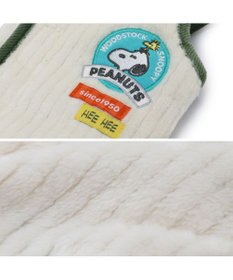 PET PARADISE スヌーピー キルト リバーシブル ベスト 《グリーン》 小型犬