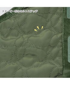 PET PARADISE スヌーピー キルト リバーシブル ベスト 《グリーン》 小型犬