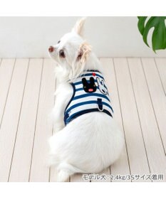 PET PARADISE リサとガスパール 保冷剤付 ベストハーネス 《ボーダー》 ＳＳ 小型犬