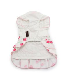 PET PARADISE 犬の服 春夏 ひんやり クール 接触冷感 虫除け 苺 ワンピース 【小型犬】クールマックスエコメイド