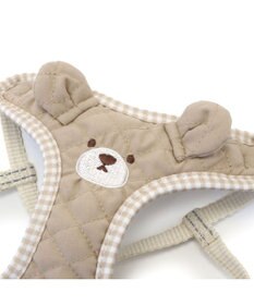 PET PARADISE ペットパラダイス くまちゃん 顔 リード付きハーネス ４Ｓ/３Ｓ 小型犬