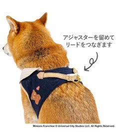 PET PARADISE ミニオン チェック ベスト ハーネス ＳＭ 中型犬