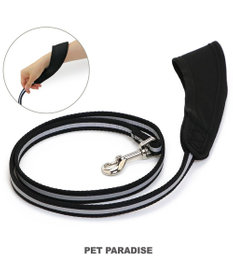 PET PARADISE 両面反射リード ブラック 120cm【SS~S】