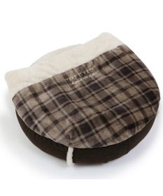 PET PARADISE ペットパラダイス 丸型寝袋 遠赤外線 《チェック柄》 60cm