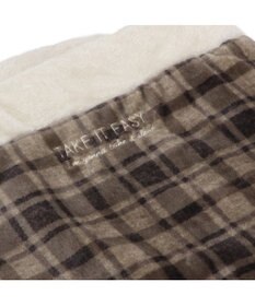 PET PARADISE ペットパラダイス 丸型寝袋 遠赤外線 《チェック柄》 60cm