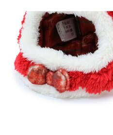 ペットパラダイス クリスマス サンタ帽子 《ふわふわチェック柄