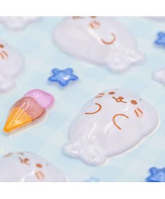 Mother garden しろたん ちゅるんとつやつやシール