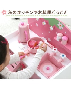 Mother garden マザーガーデン 野いちご グリルキッチン 《粒々いちご 桃》ティーポットタイプ