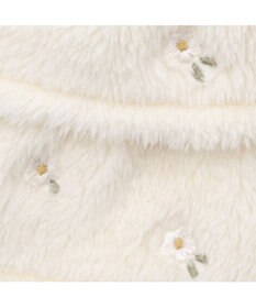 PET PARADISE ペットパラダイス ボア スカートつなぎ 《花刺繍》 小型犬