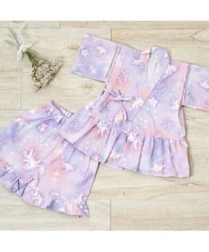 Mother garden 2025 マザーガーデン ユニコーン 甚平  《ミルキーウェイ》 95～100cm