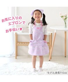 Mother garden マザーガーデン キッズエプロン & 三角巾 セット 100cm 《ユニコーン/野いちご》