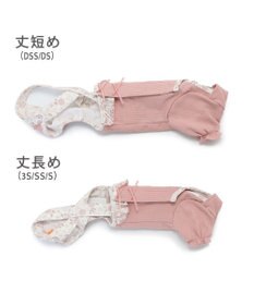 PET PARADISE 花柄 フリル マナーオール 【小型犬】 ピンク
