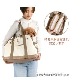 PET PARADISE ペットパラダイス くまちゃん帆布 キャリーバッグ Ｍ