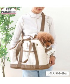 PET PARADISE ペットパラダイス くまちゃん帆布 キャリーバッグ Ｍ