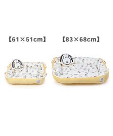 PET PARADISE 犬 ベッド おしゃれ スヌーピー ２ｗａｙ カドラーベッド (83×68cm) ワッフル
