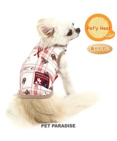 PET PARADISE リサとガスパール  ペティヒート タンクトップ チェック柄 小型犬