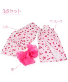 Mother garden 2023　マザーガーデン 2Way 子供用 浴衣 ワンピース セパレートタイプ 帯付き  《野いちご》