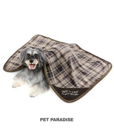 PET PARADISE ペットパラダイス ブランケット 《チェック柄》 90cm×60cm