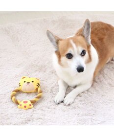 PET PARADISE 犬 おもちゃ トラ ロープおもちゃ  トイ ＴＯＹ 虎 とら お正月 年賀状 干支 音が鳴る ぬいぐるみ ボール ロープ オモチャ 玩具 小型犬 おもちゃ 猫 かわいい おもしろ インスタ映え