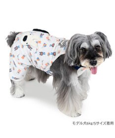 PET PARADISE リサとガスパール サロペット 《二人飛び柄》 小型犬