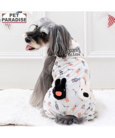 PET PARADISE リサとガスパール サロペット 《二人飛び柄》 小型犬